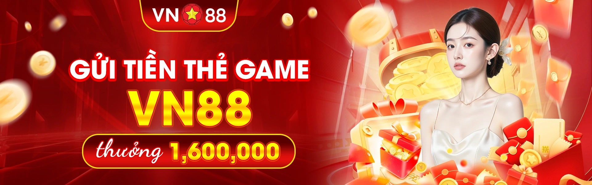 Gửi tiền thẻ game VN88 thưởng 1,600,000 VNĐ