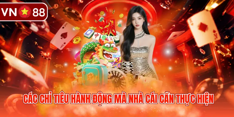 Các chỉ tiêu hành động mà nhà cái cần thực hiện