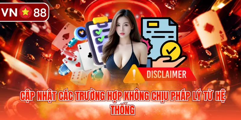 Cập nhật các trường hợp không chịu pháp lý từ hệ thống