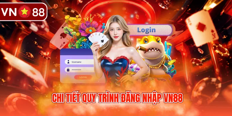 Chi tiết quy trình đăng nhập VN88