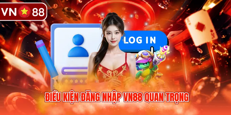 Điều kiện đăng nhập VN88 quan trọng
